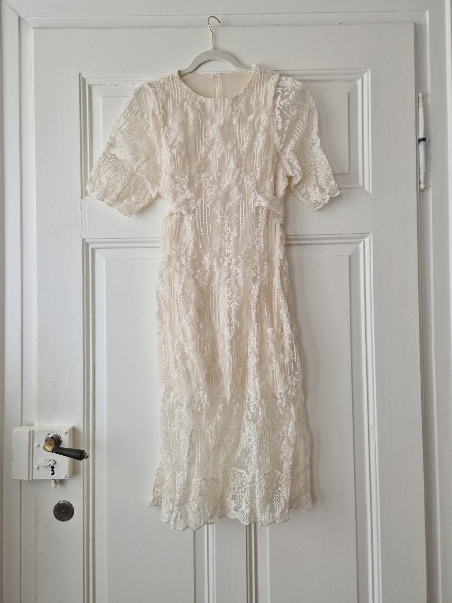 The Whisper of Lace Midi Dress