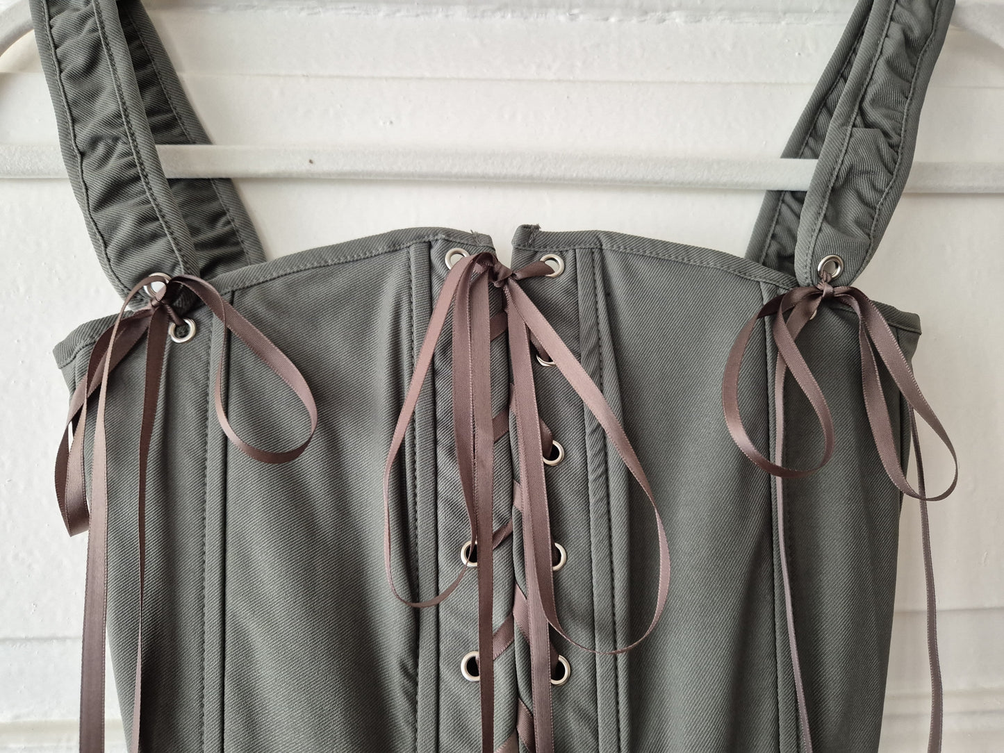 The Meadow Romance Corset Top - Khaki