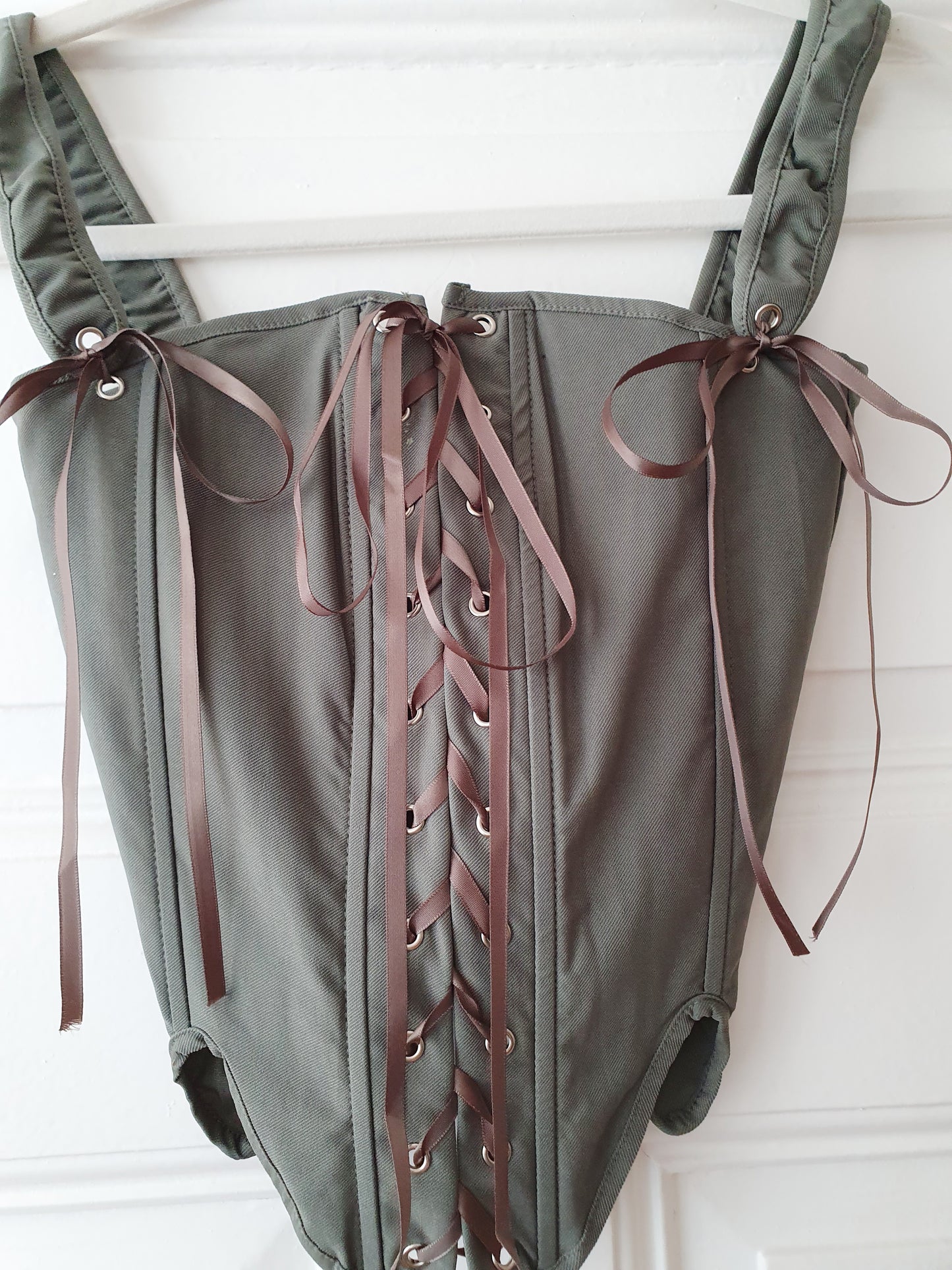 The Meadow Romance Corset Top - Khaki
