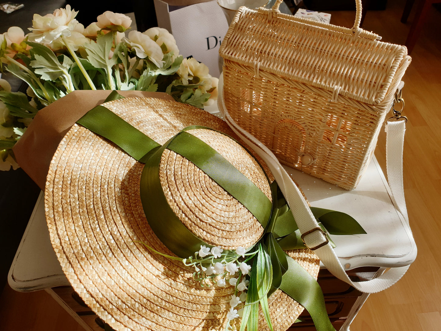 The Lily Of The Valley Straw Hat