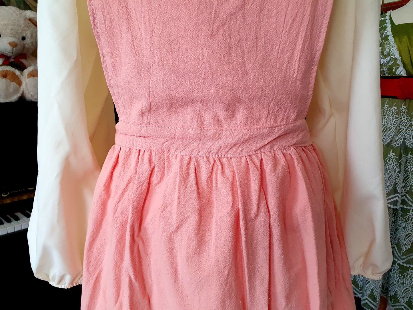 The Darling Apron In Light Pink - One Size