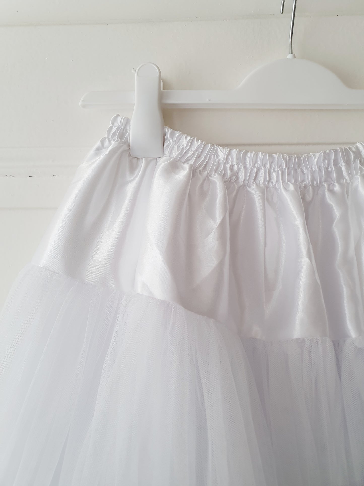 The Rockabilly Petticoat - White, One Size