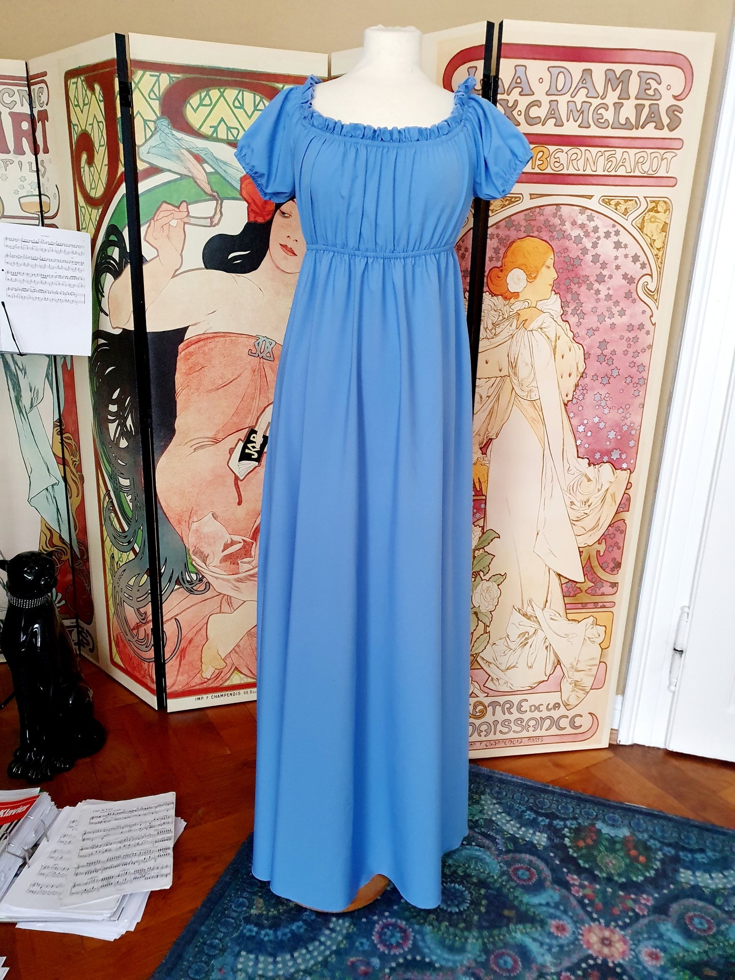 The Blue Regency Gown