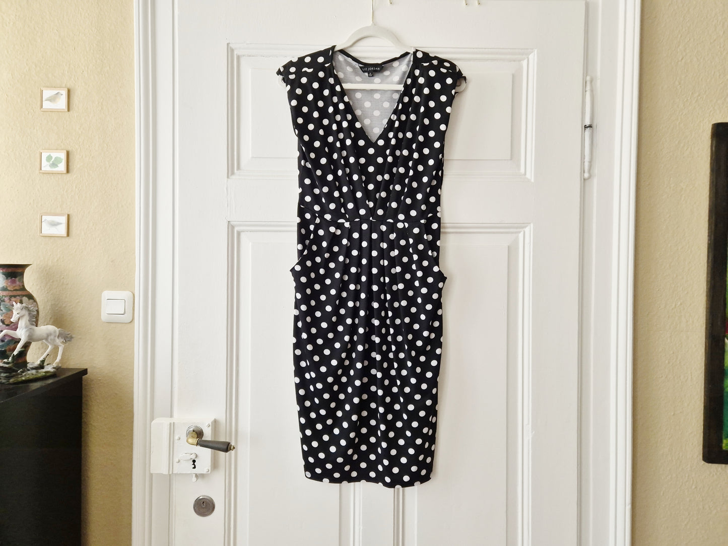 Authentic Vintage Polka Dot Dress In Size S