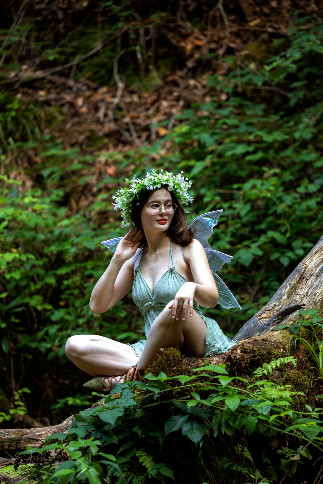 The Beltane Dress In Light Green