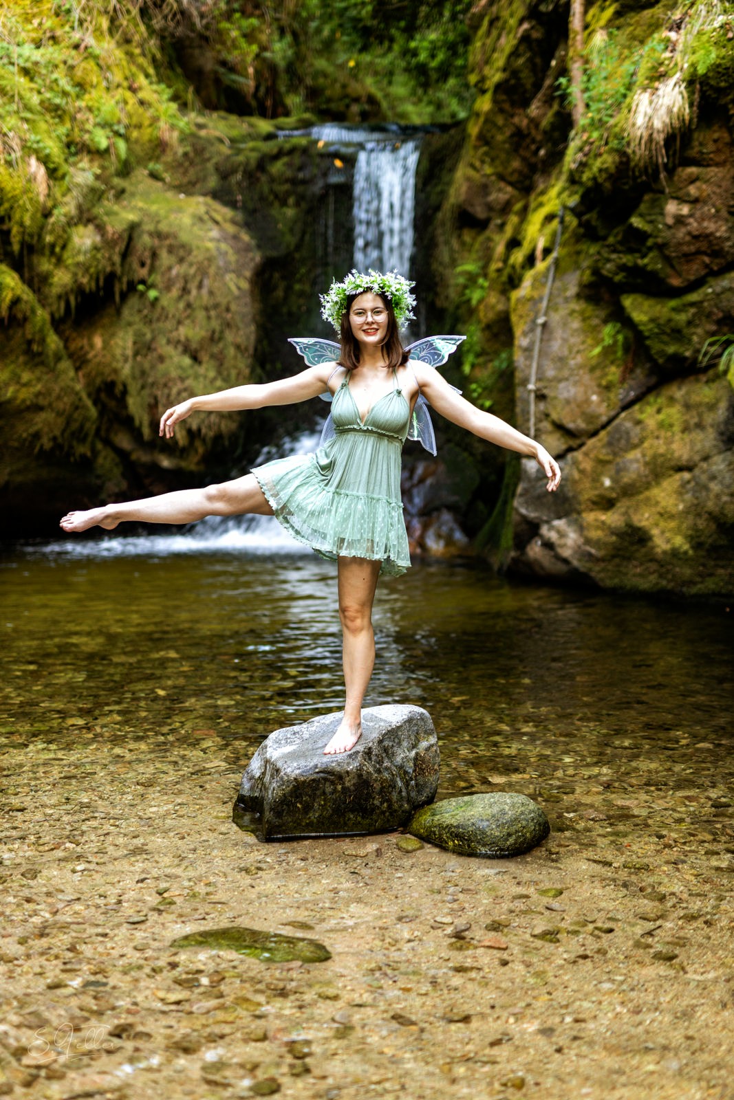 The Beltane Dress In Light Green