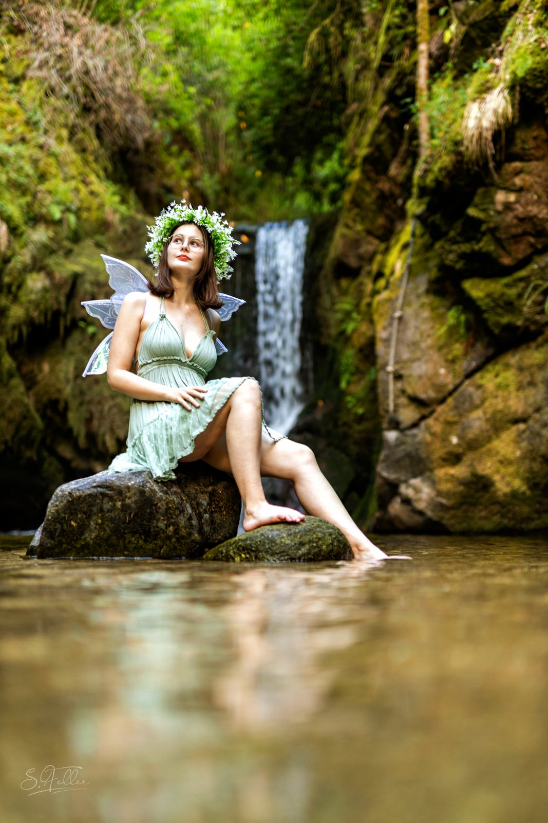 The Beltane Dress In Light Green