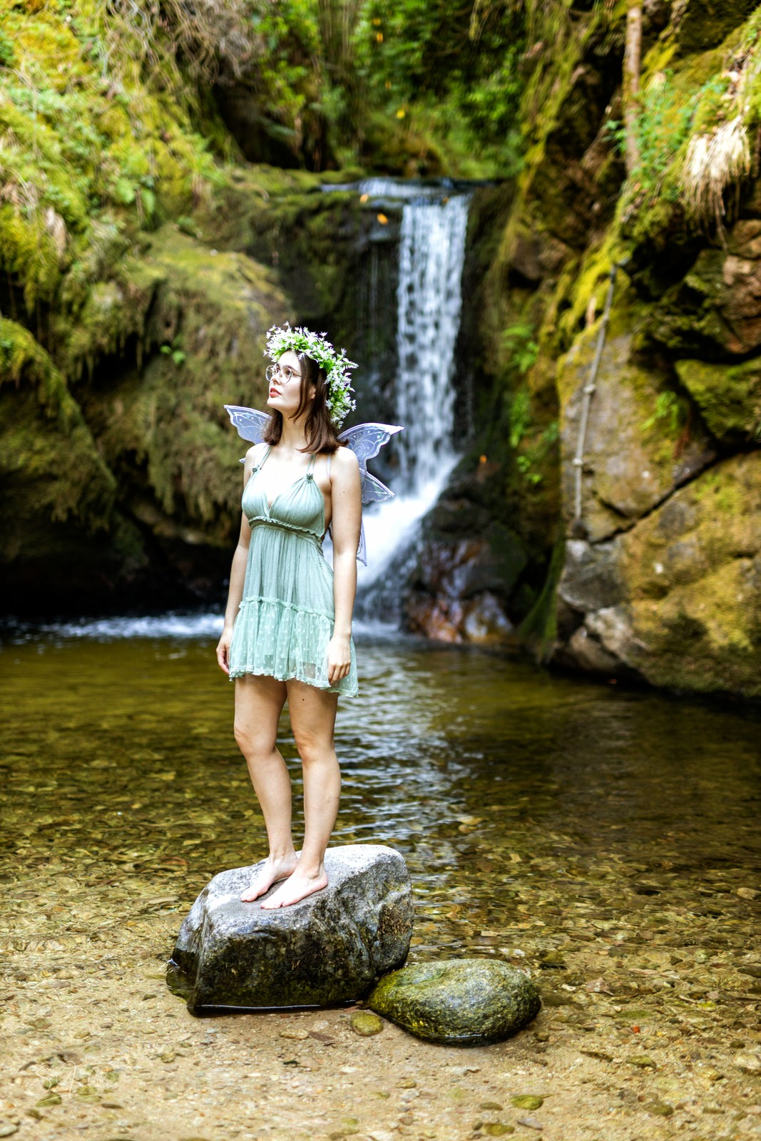 The Beltane Dress In Light Green