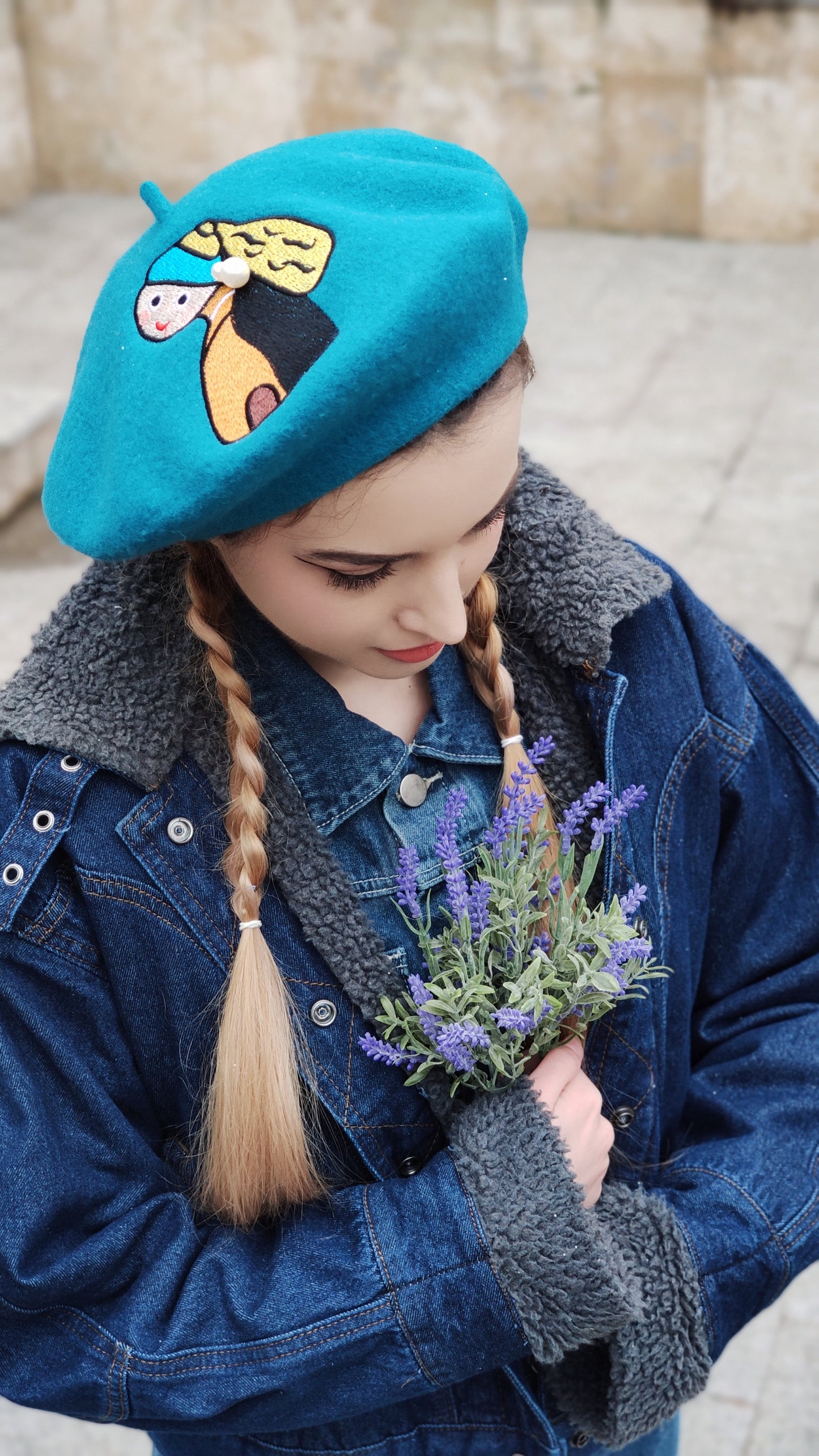 The Girl With A Pearl Earring Beret