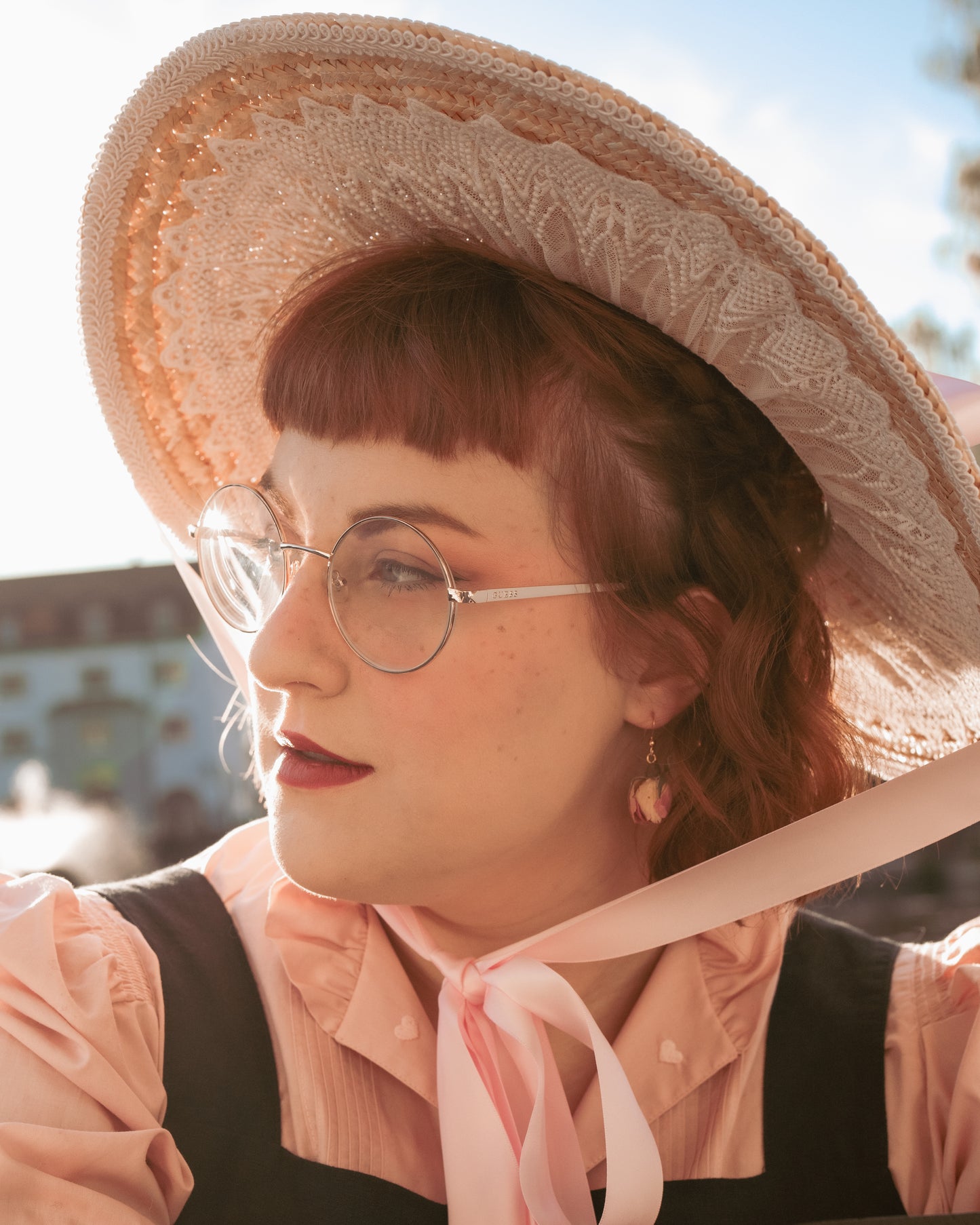 The Rose Dream Bonnet in Pink