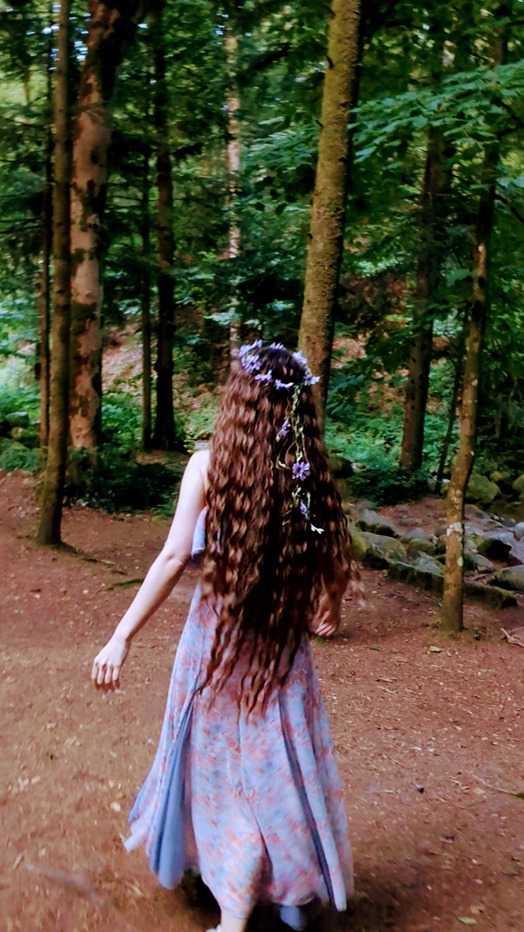 The Elven Princess Flower Crown - Purple