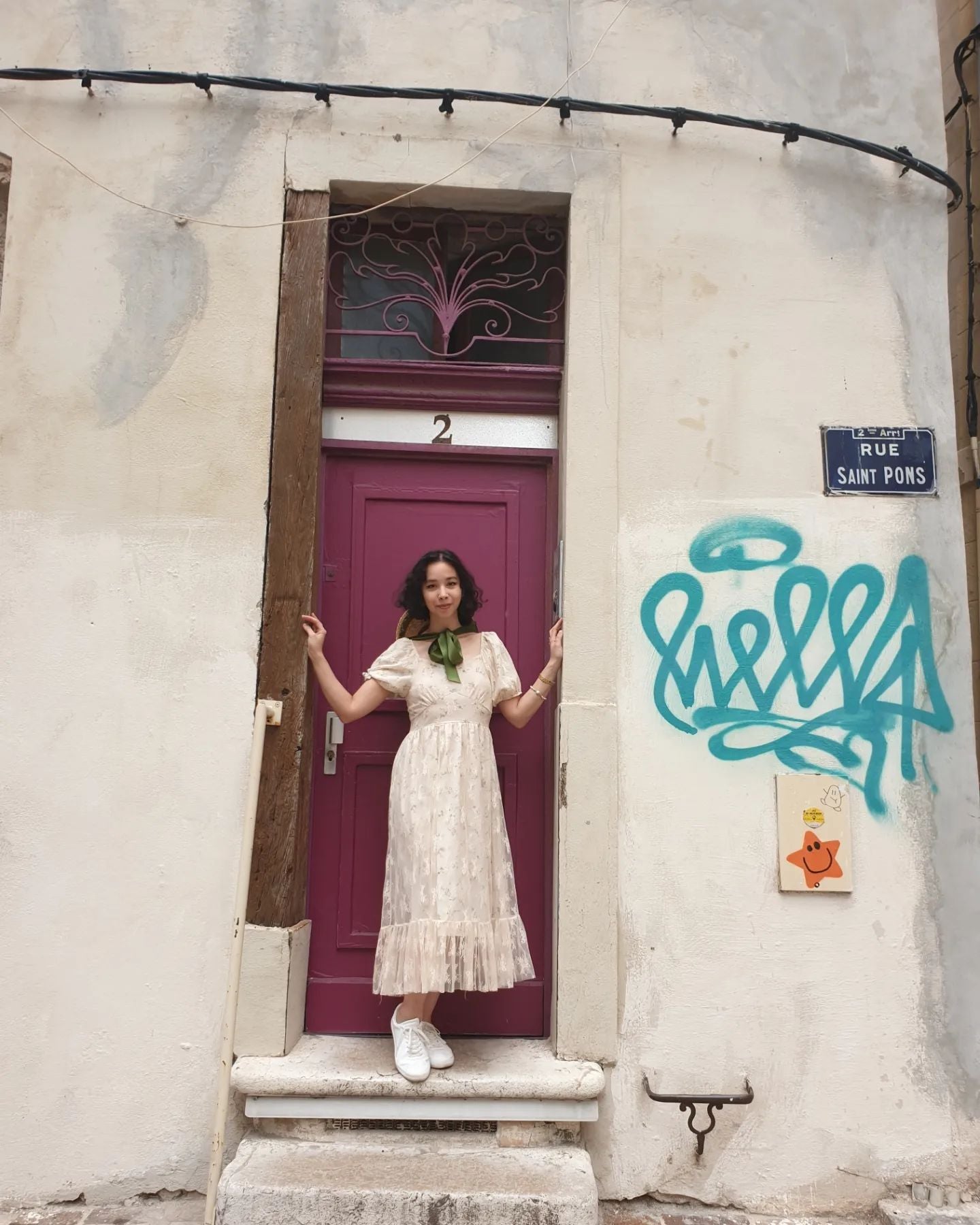 The Cream Coloured Anthea Dress