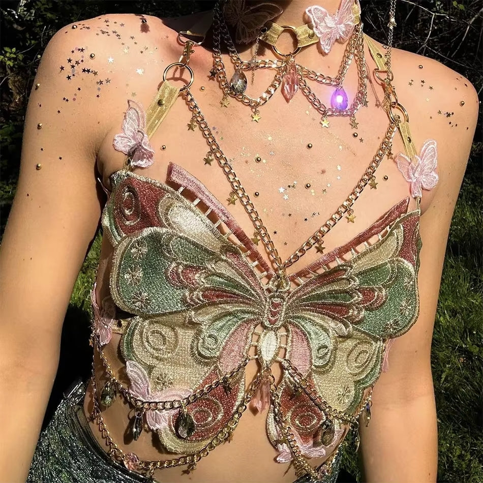 The Butterfly Charm Top - Size XS