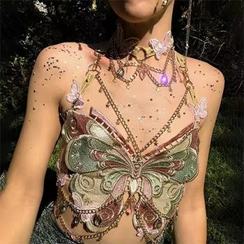 The Butterfly Charm Top - Size XS