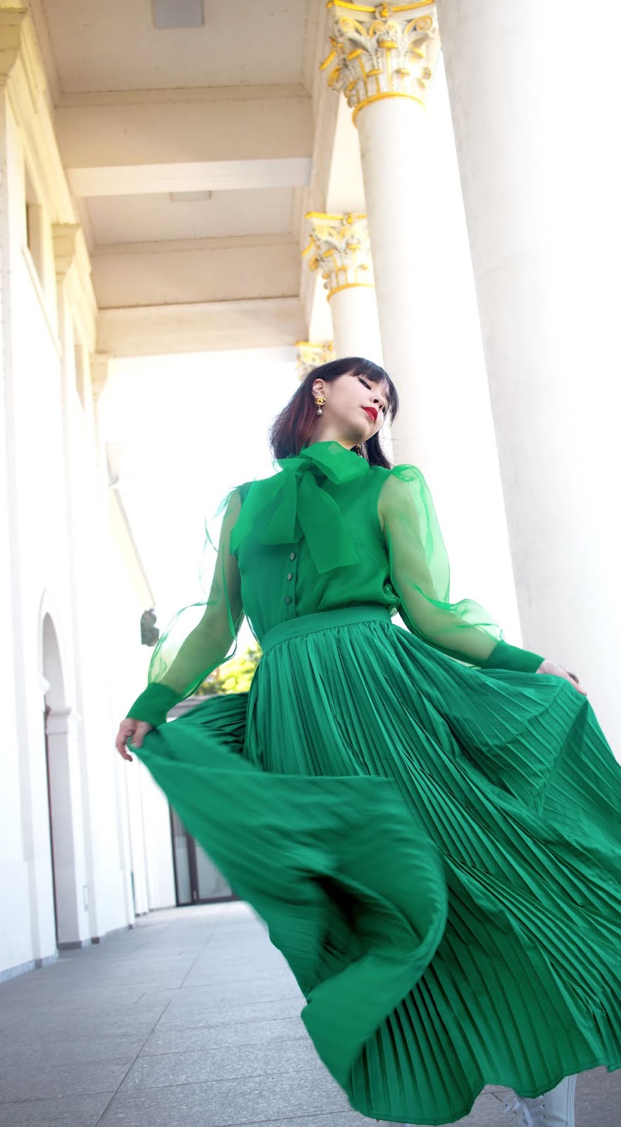 The Emerald Beauty Maxi Skirt