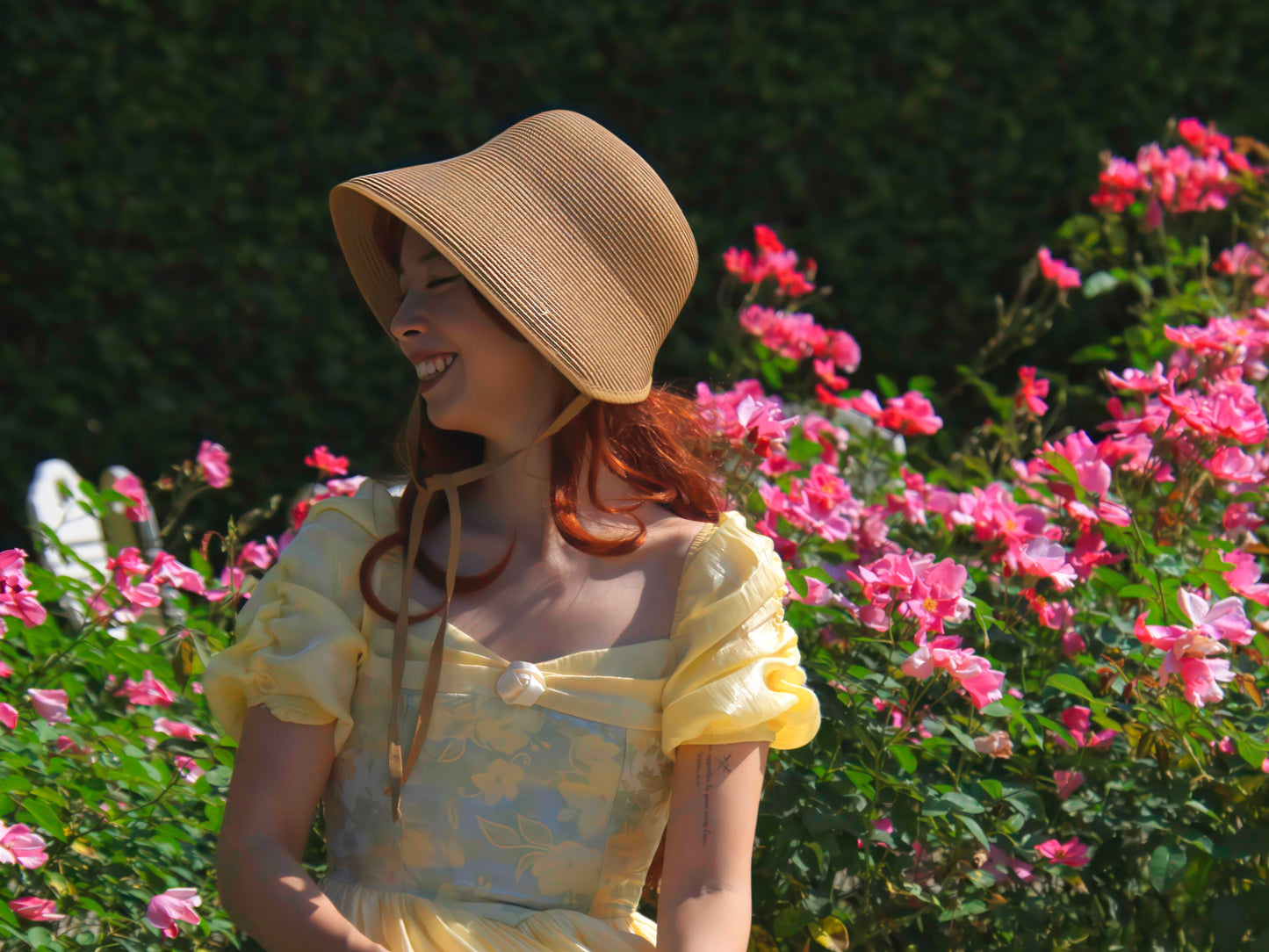 The Lady Jane Straw Bonnet