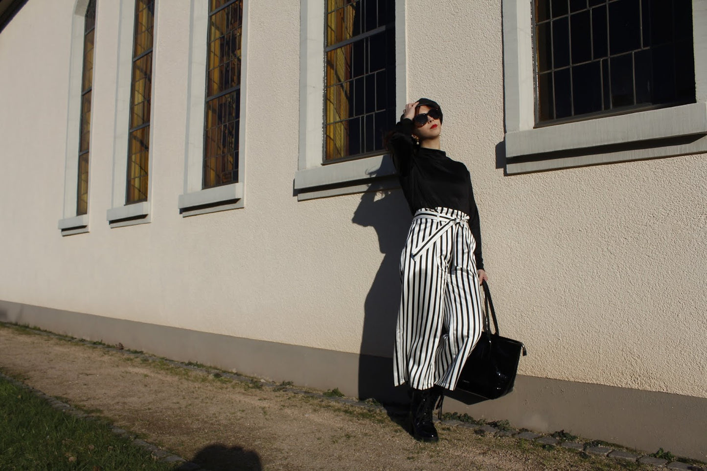 The Blogueuse de Mode Vegan Leather Beret