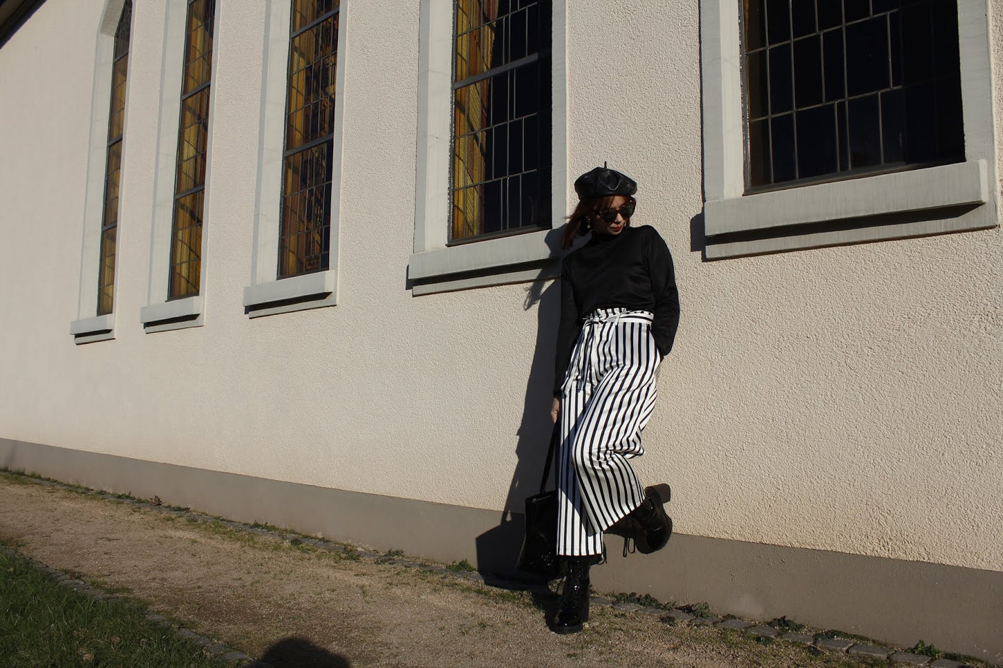 The Blogueuse de Mode Vegan Leather Beret
