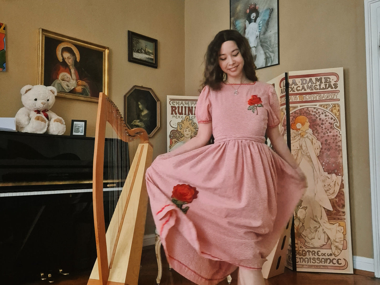 The Sweet Rose Picnic Dress