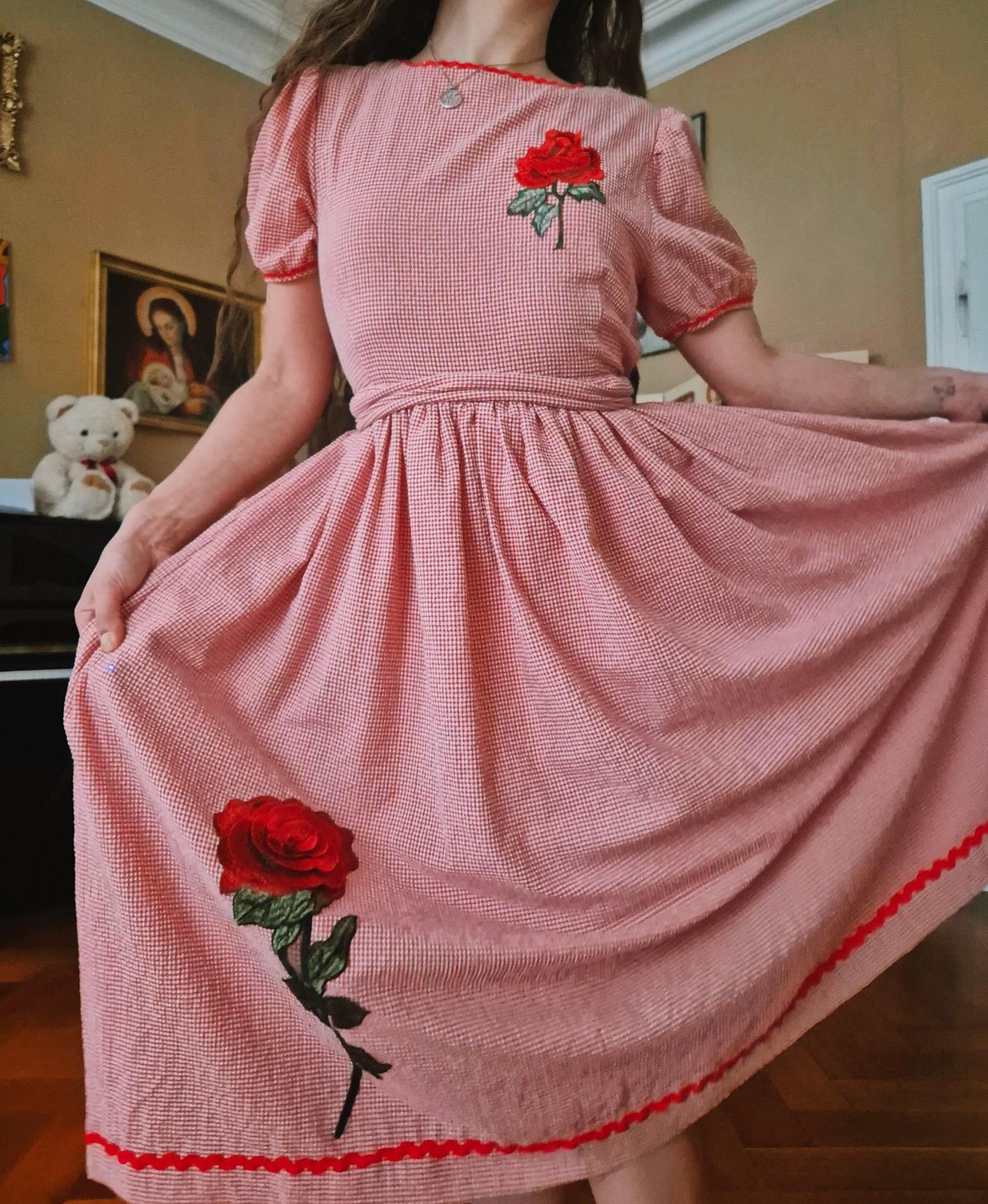 The Sweet Rose Picnic Dress