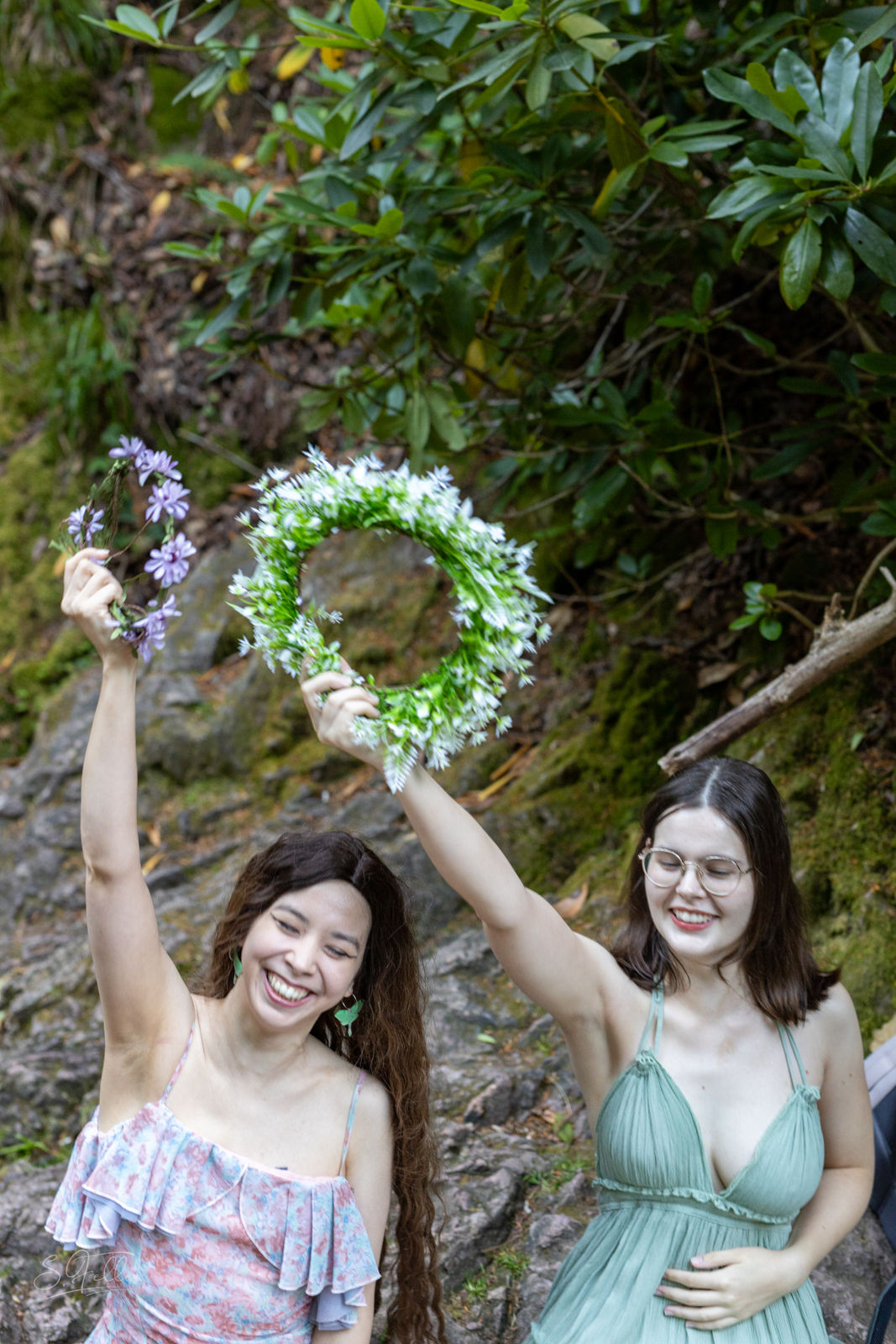 The Elven Princess Flower Crown - Purple