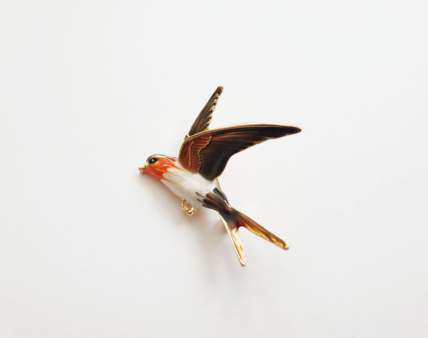 The Flight Of The Swallow Brooch