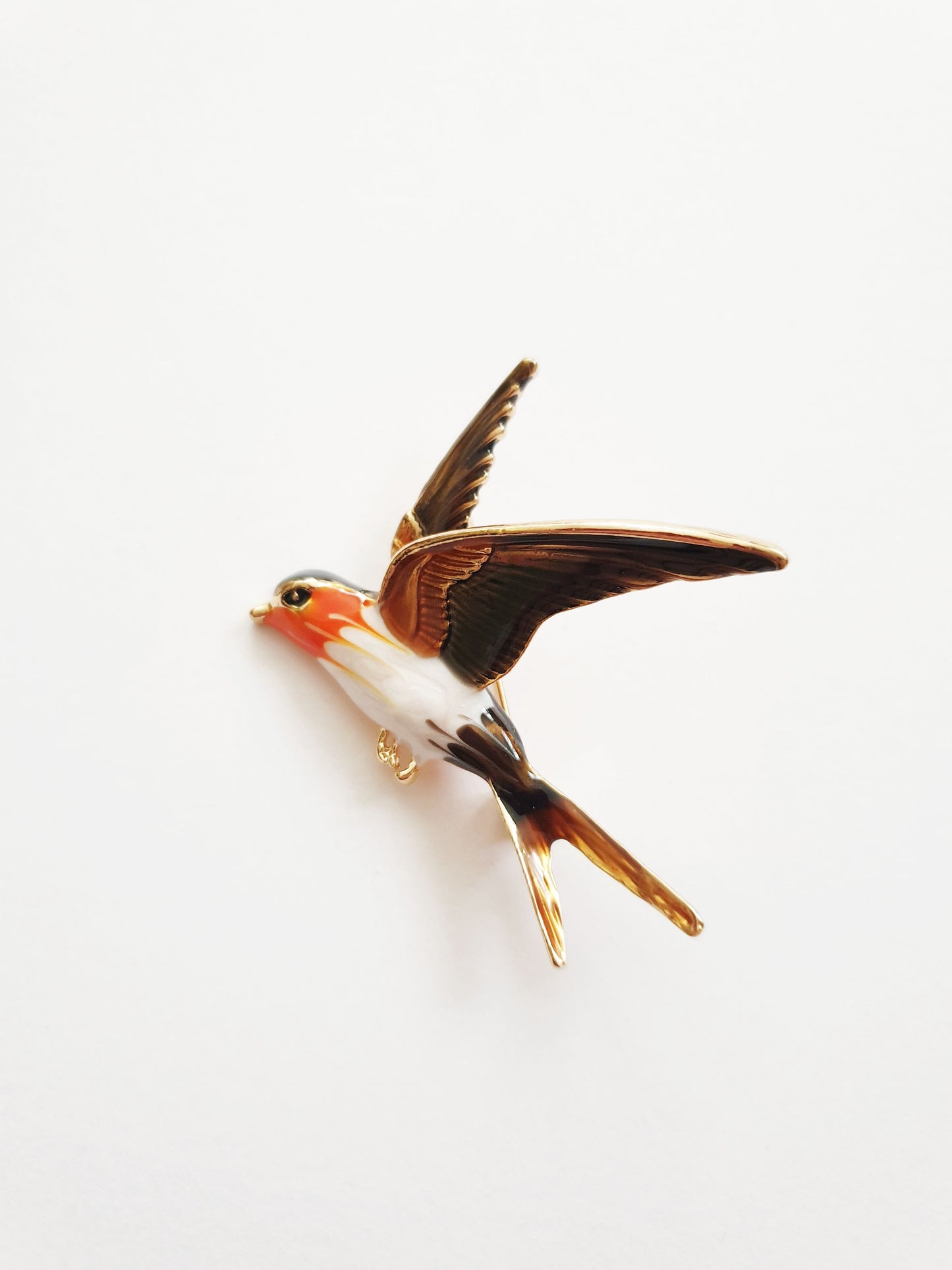 The Flight Of The Swallow Brooch