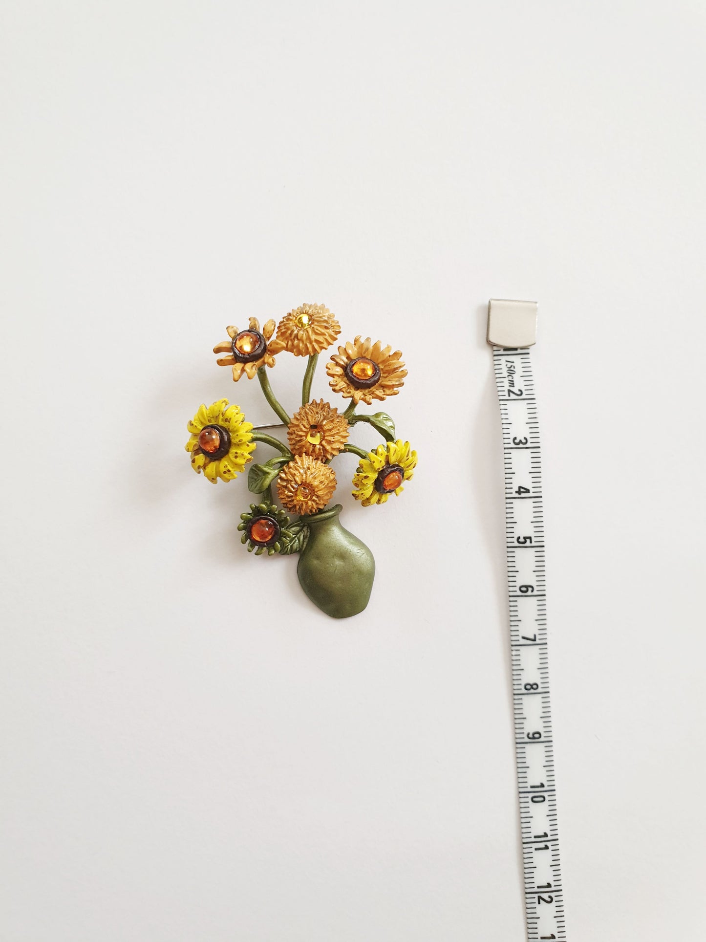 The Van Gogh Sunflower Brooch