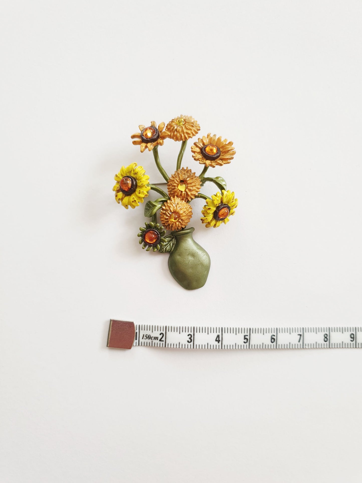 The Van Gogh Sunflower Brooch