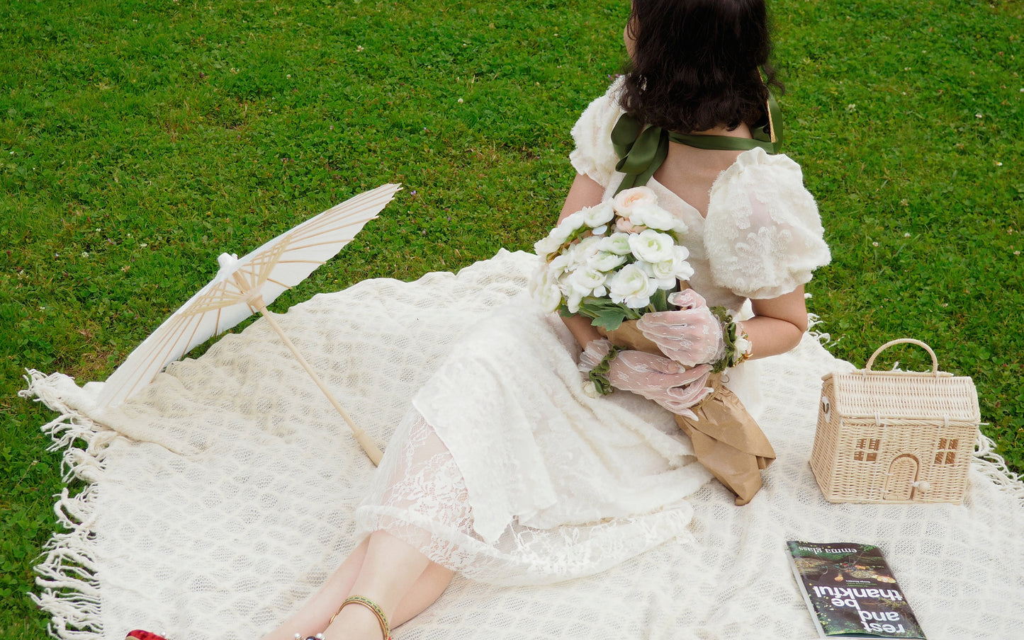 The Sweet Lolita Lace Gloves - Size S