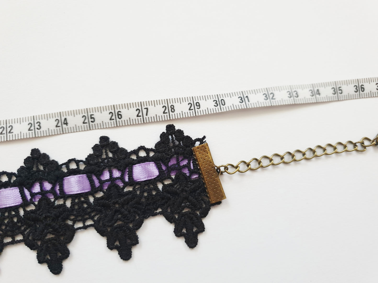 The Victorian Gothic Choker In Purple