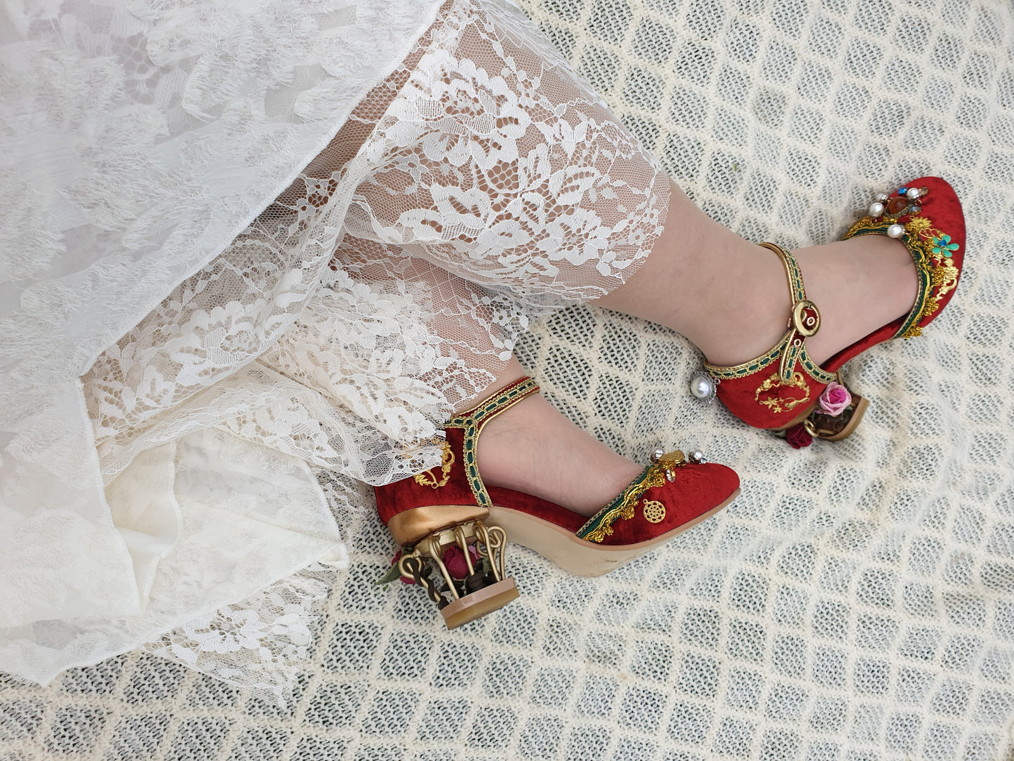 The Red Belle Pumps