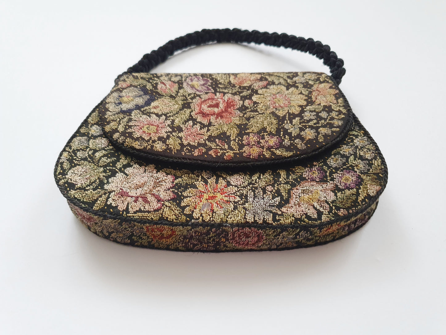 Antique Needlepoint Handbag "Petit Point" from the 1920s