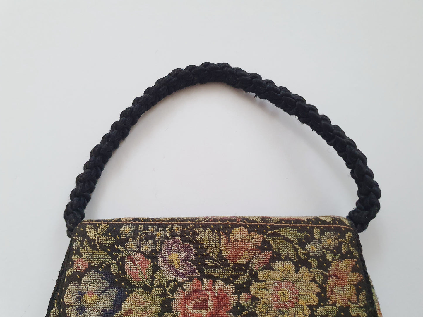 Antique Needlepoint Handbag "Petit Point" from the 1920s