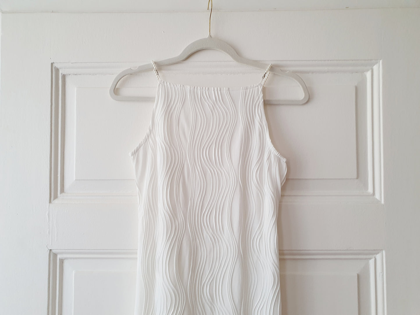 The Parisian Chic White Midi Dress - Size XXS