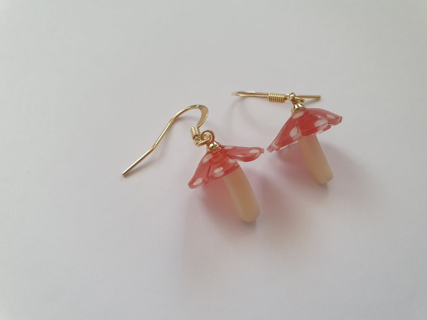 The Golden Amanita Muscaria Earrings