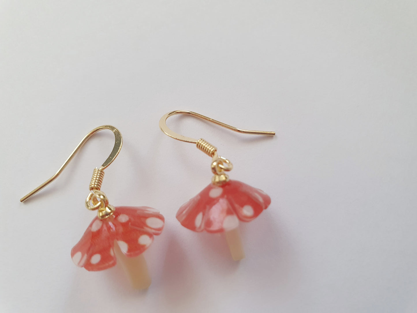 The Golden Amanita Muscaria Earrings