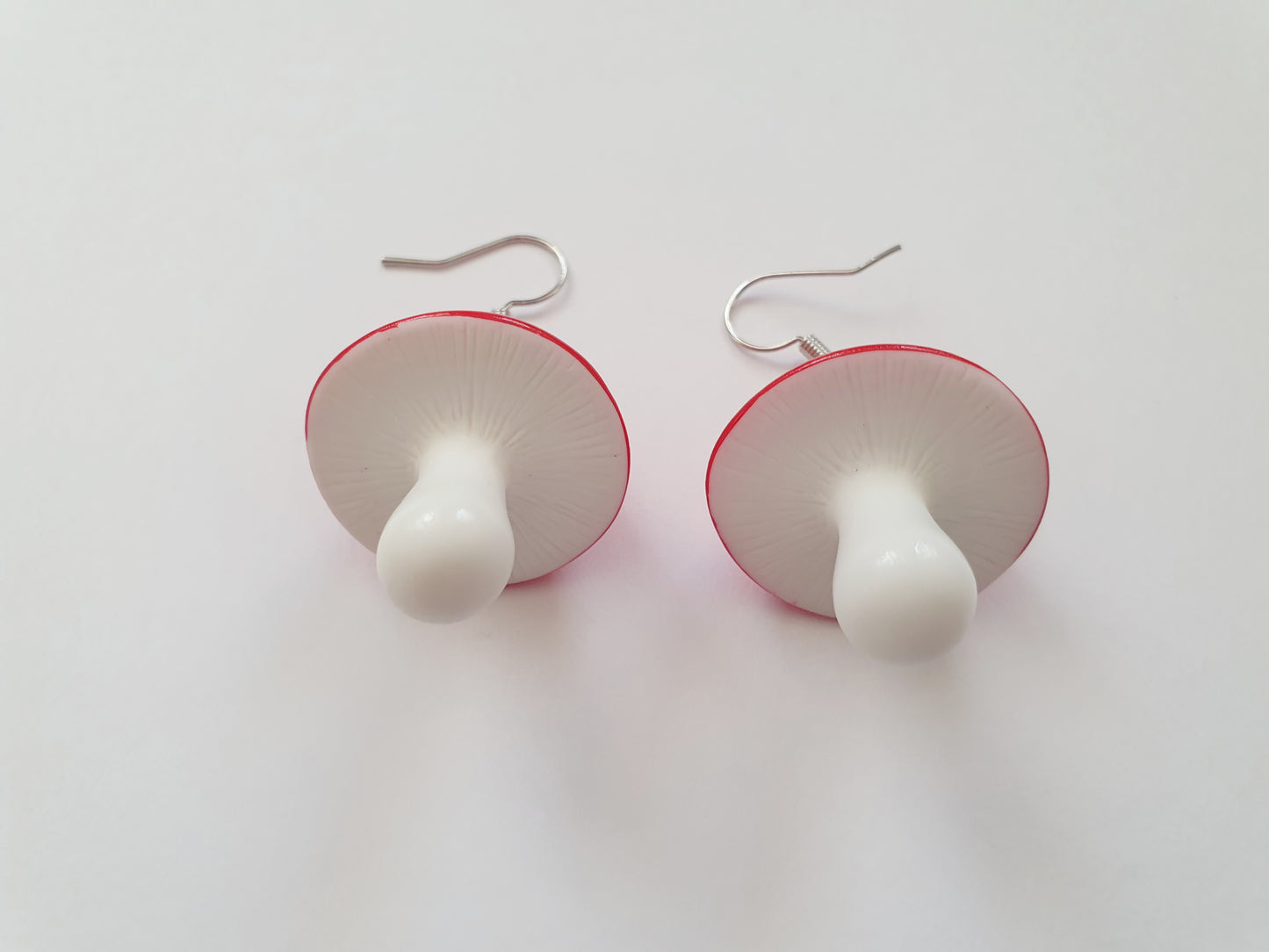 The Silver Amanita Muscaria Earrings