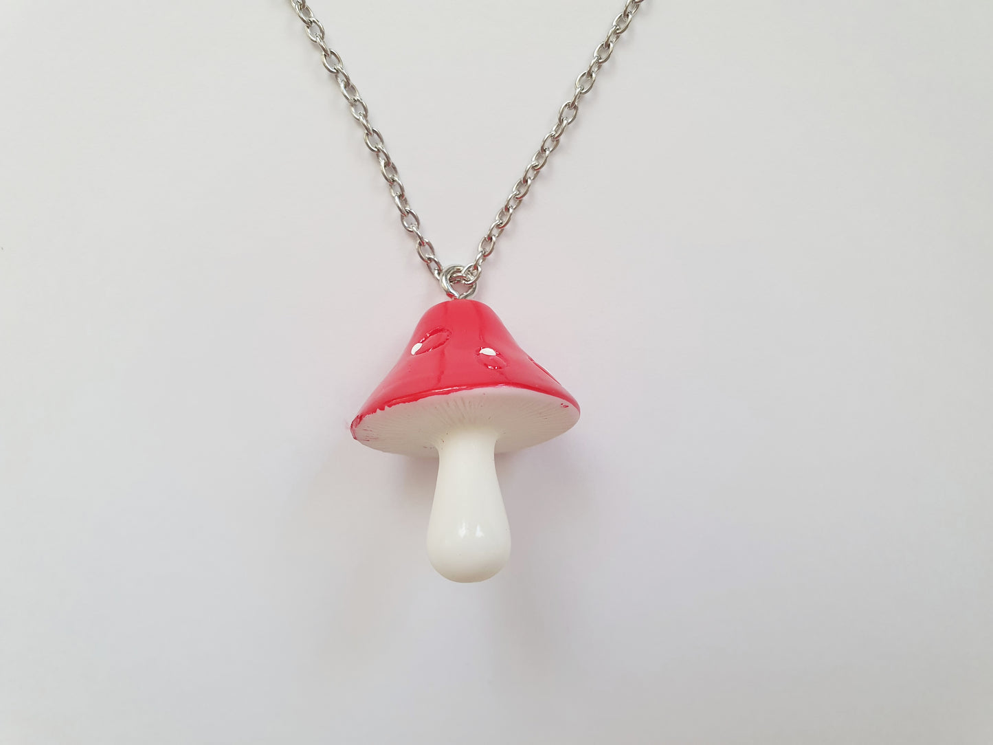 The Silver Amanita Muscaria Necklace