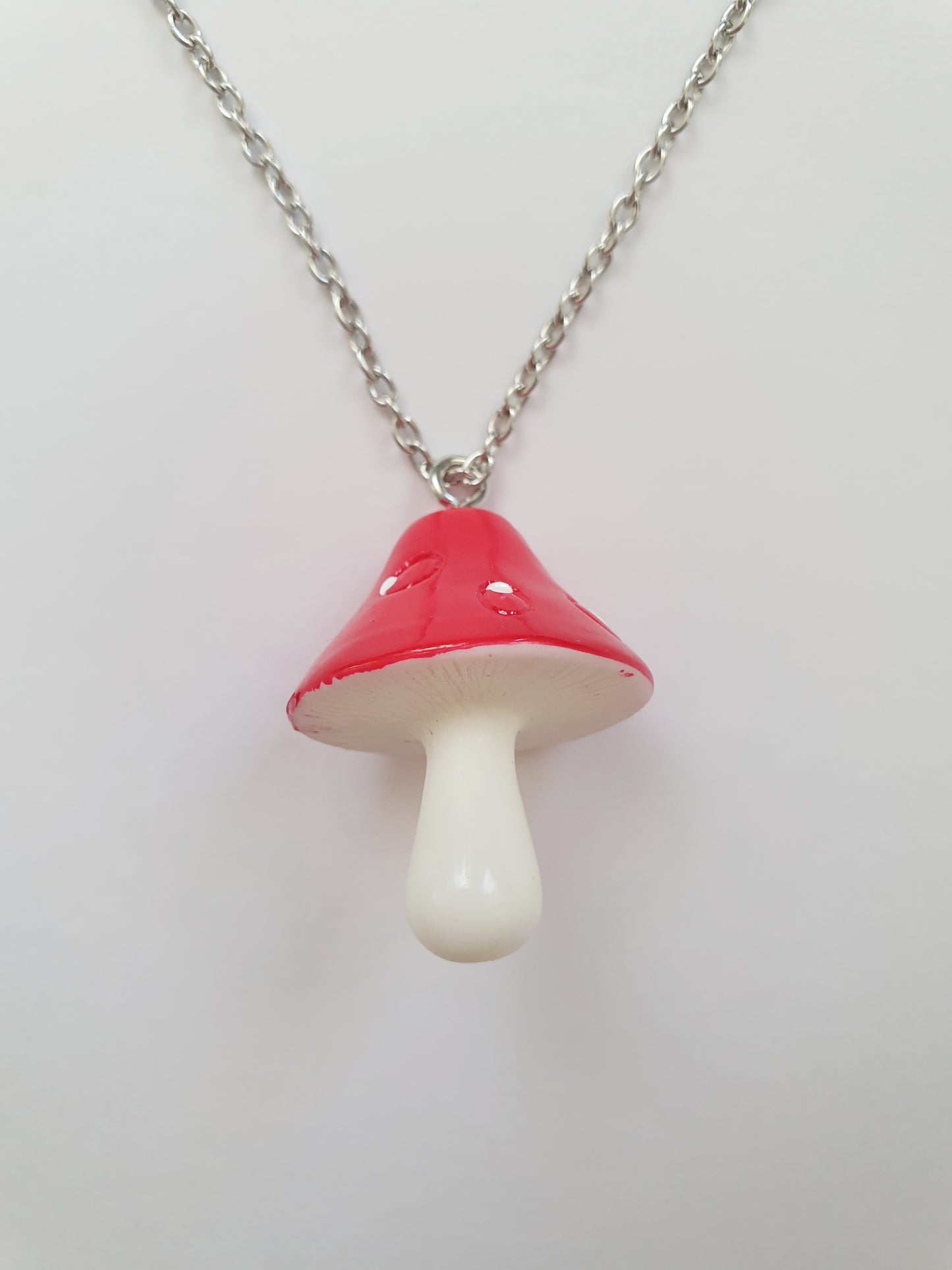 The Silver Amanita Muscaria Necklace