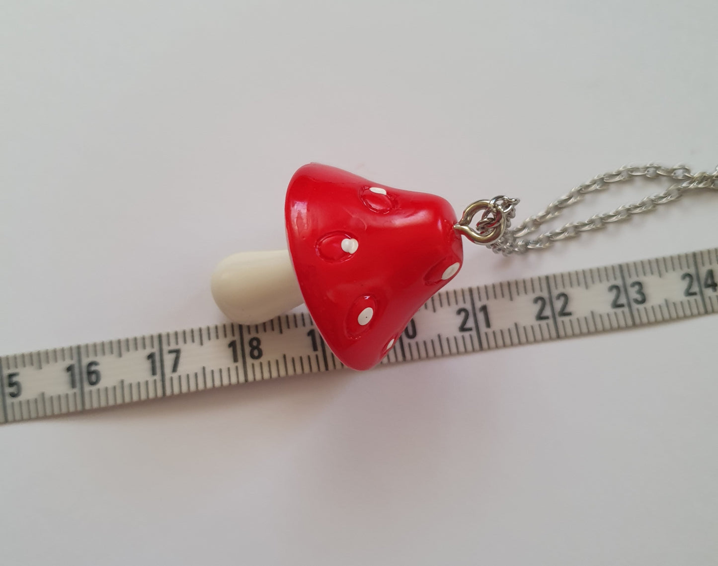 The Silver Amanita Muscaria Necklace