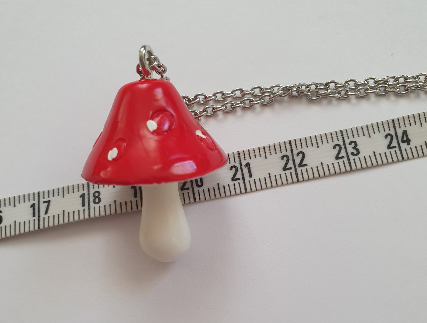 The Silver Amanita Muscaria Necklace