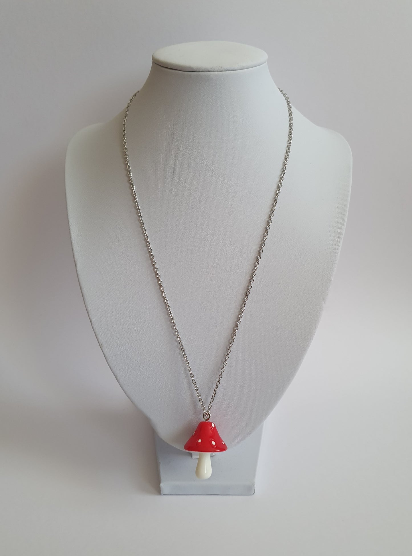 The Silver Amanita Muscaria Necklace