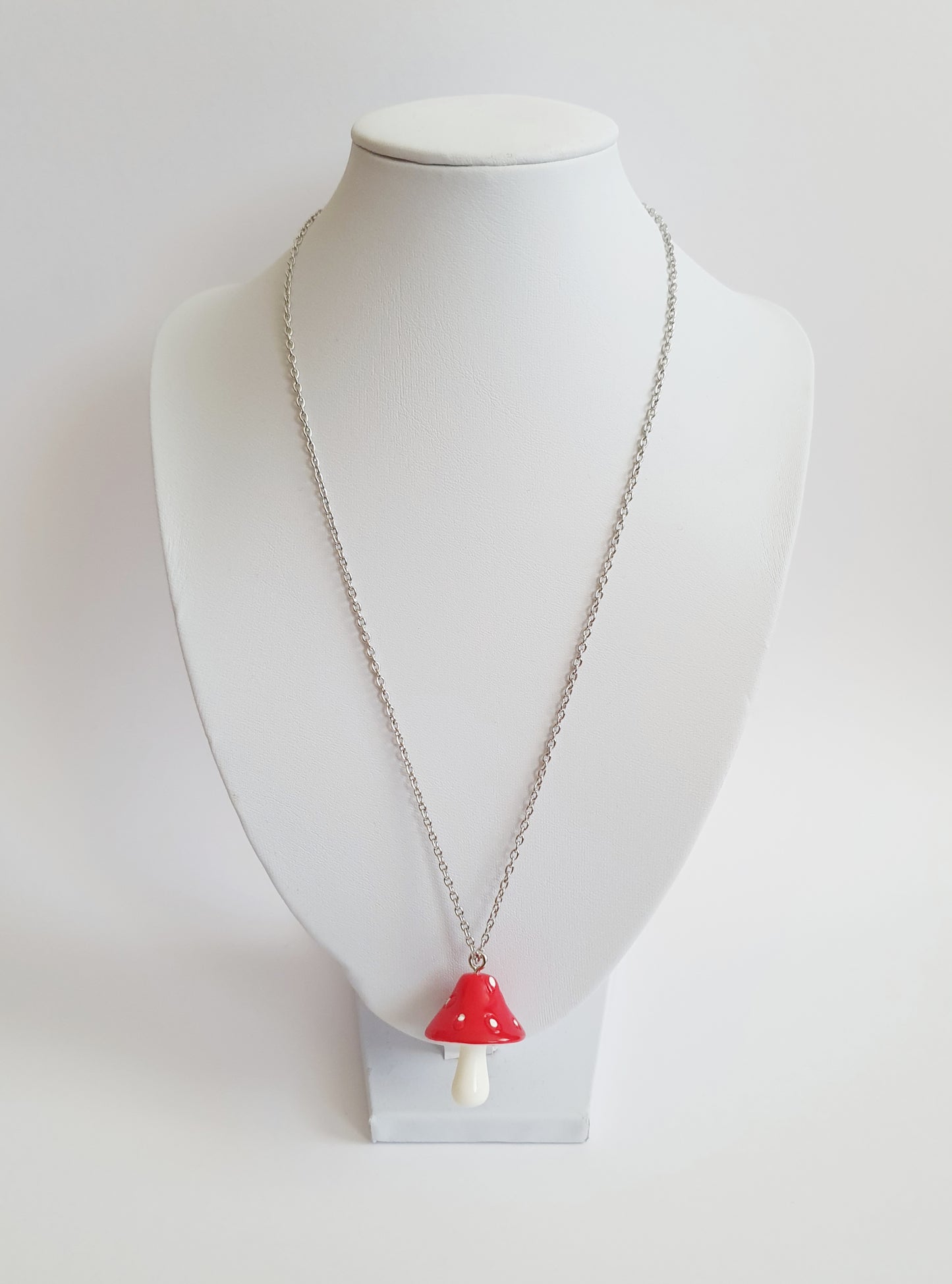 The Silver Amanita Muscaria Necklace