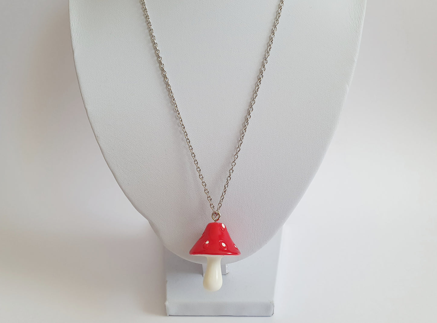 The Silver Amanita Muscaria Necklace