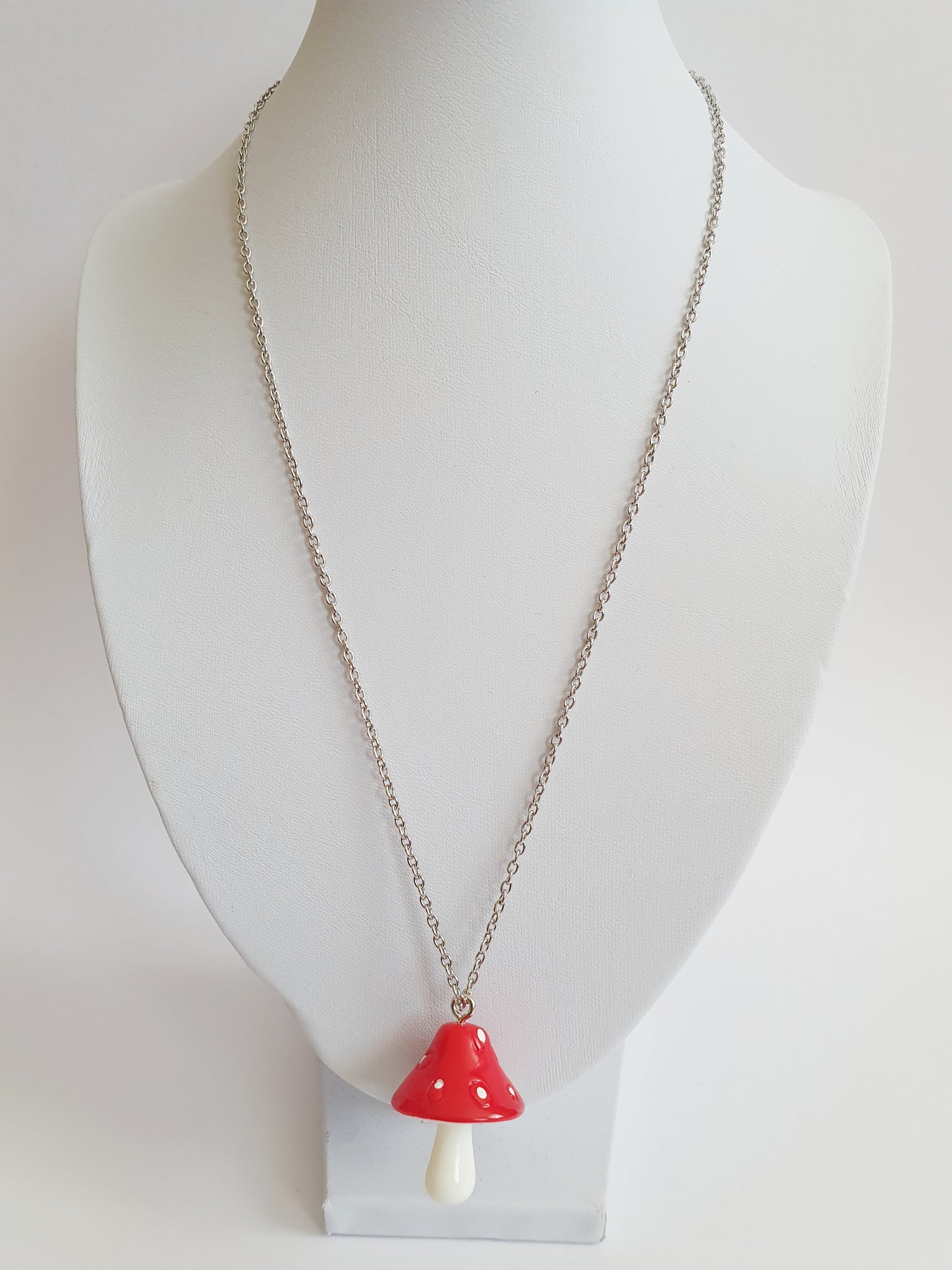 The Silver Amanita Muscaria Necklace