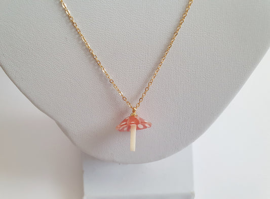 The Golden Amanita Muscaria Necklace