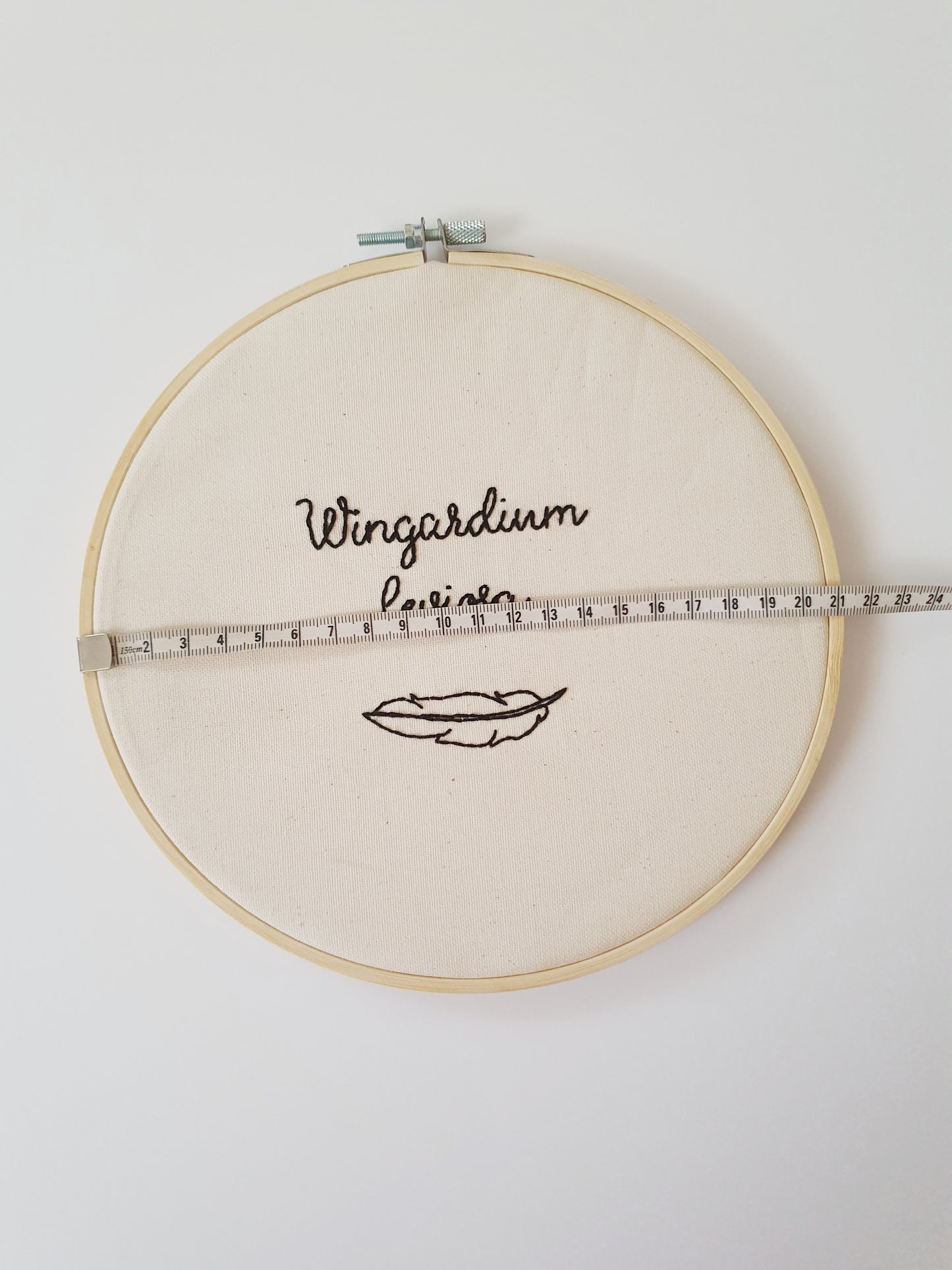 The Wingardium Leviosa Embroidery Hoop