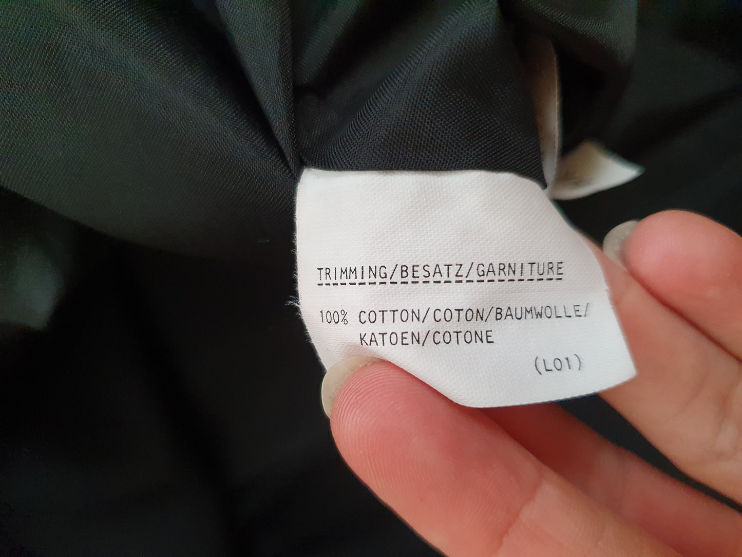 Authentic Vintage Black Cartoon Blazer With Velvet Flowers In Size XL