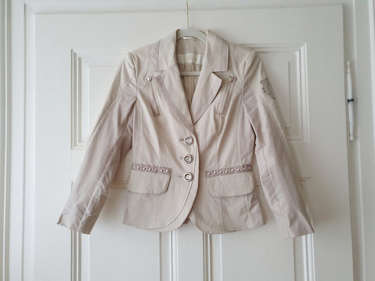 Authentic Vintage Blazer by Airfield in Size S in Taupe